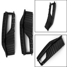 1Pair Bumper Fog Light Lamp Cover Grille Grill per Audi A4 S-line S4 2013-15 L3
