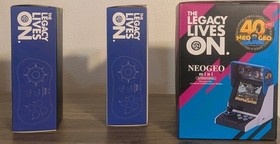 SNK NEOGEO mini INTERNATIONAL CIB complete in box, 2 NEW Pads, Power Adapter