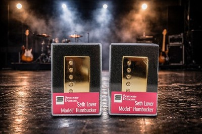 SEYMOUR DUNCAN SH-55 Seth Lover Humbucker Set Bridge & Neck GOLD 1 Conductor
