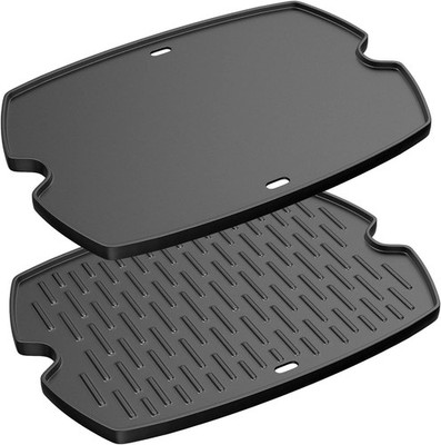 7582 Cast Iron Cooking Griddle Replacement for Weber Q100 Q1200 Q1400 Q120 Q1000