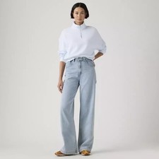 Levi's Cinch Baggy Carpenter Women's Jeans Summer Job Stone - Light   SALE DEAL