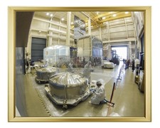 JAMES WEBB SPACE TELESCOPE MIRROR SEGMENTS NASA 2013 8X10 GOLD FRAMED PHOTO
