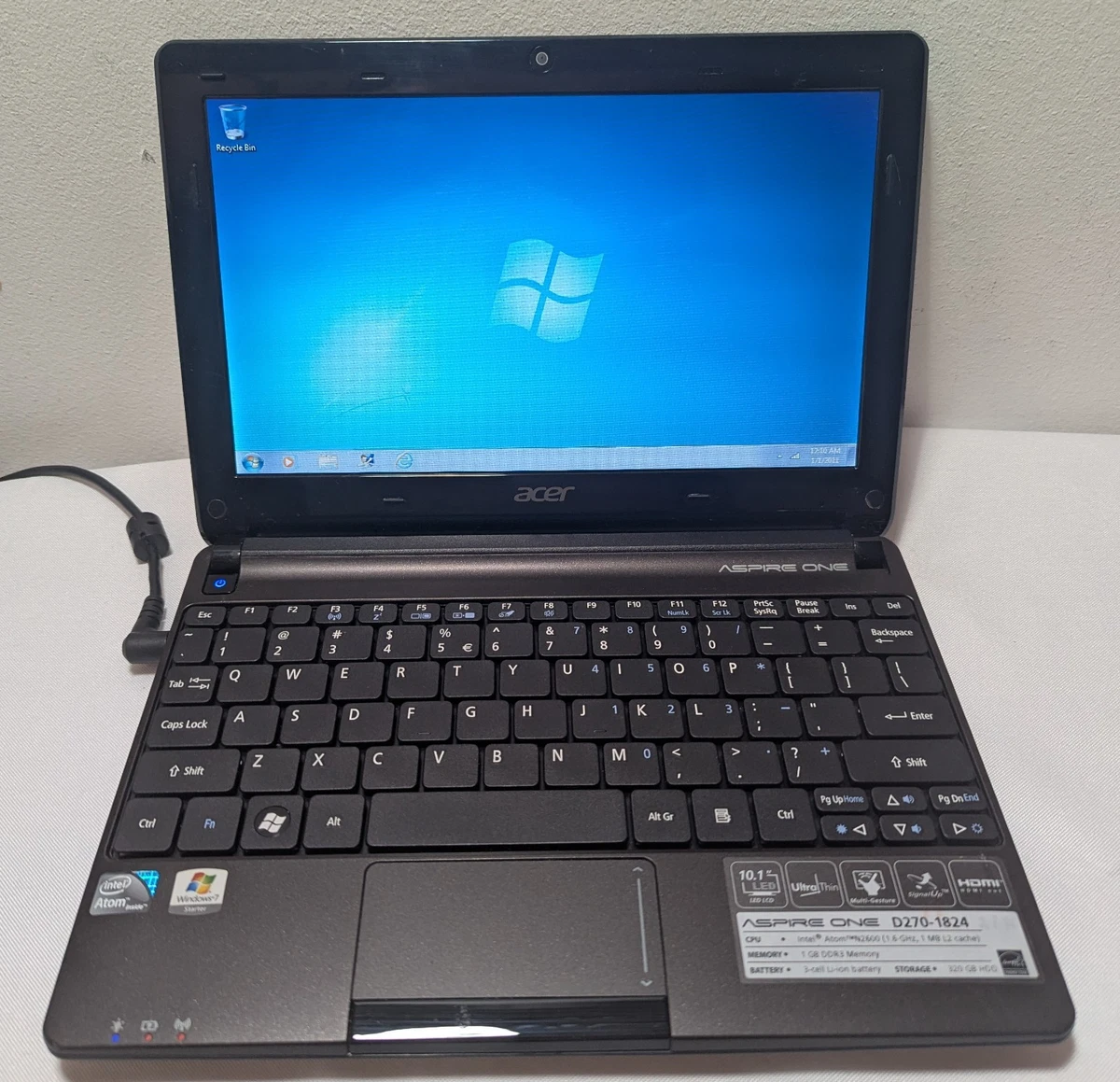 Acer Windows 7 1 GB RAM Notebooks/Laptops for sale | eBay