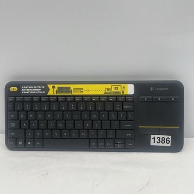 Logitech K400 Plus keyboard RF Wireless - Black No USB dongle