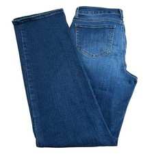 NYDJ Barbara Bootcut Womens 6 Dark Wash Mid Rise Lift Tuck Stretch Jeans