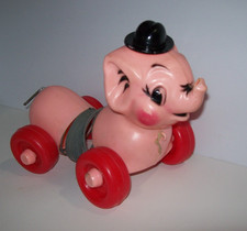 Vintage Original SLINKY ELEPHANT Pull Toy