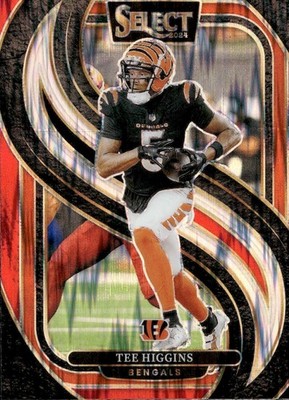 Tee Higgins - 2024 Panini Select Football - Tri-color Prizm - Premier Level 