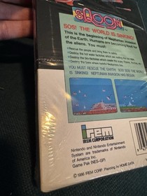 NES Sqoon in Hangtab Box (no manual) RARE Irem Nintendo Entertainment System