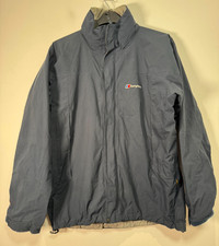 Berghaus Cornice Gore Tex Jacket Mens Large Navy Waterproof Hooded Full Zip
