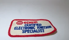 Vintage NAPA ECHLIN CERTIFIED ELECTRONIC IGNITION SPECIALIST Patch NEW