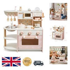 Realistic Kitchen Playset for Toddlers - Includes Sink, Stove & Coffee Maker