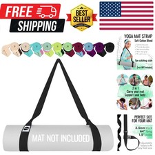 Yoga Mat Strap   30 Colors   Adjustable Mat Holder Sling Carrier for All Mat...