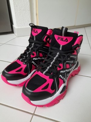 Fila Damen Sneaker Größe 40 Schwarz/Pink