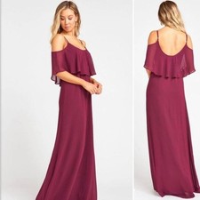 Show Me Your Mumu Burgundy Wine Caitlin Formal Maxi Dress - 1X -NWOT- Bridesmaid