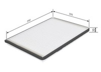 Bosch 1 987 432 058 Filter, Cabin Luft FüR Ford, Nissan