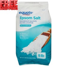 Equate Epsom Salt, Magnesium Sulfate, 128 oz 8lb , Unscented