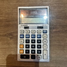 Vintage Casio NS-3 calculator, featuring a 12-digit display, fair Con