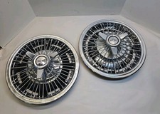 2 Vintage 1965 1966 Chevy Chevrolet Impala Caprice Corvair Hubcaps Wheel Covers