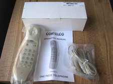 New in Box Cortelco Color Ash One Piece Telephone Comes with Everything Shown