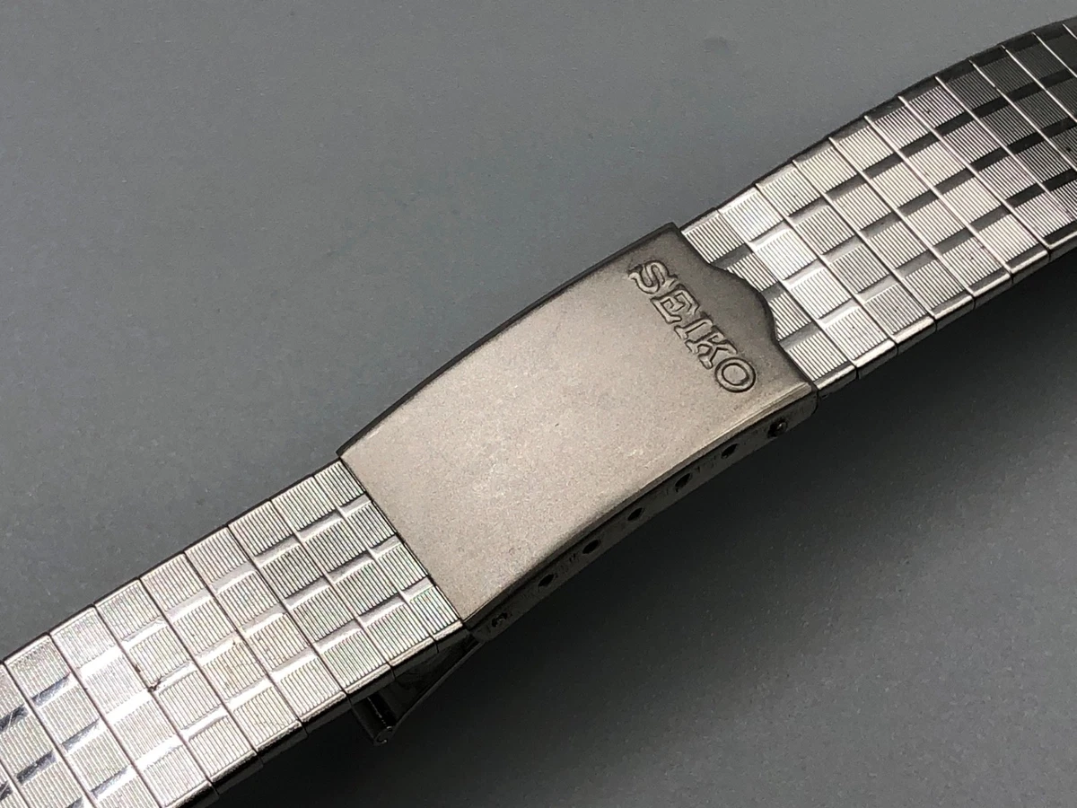 Seiko Stainless Steel Wristwatch Bands 18 mm Band Width for sale