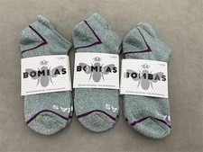 3 Pairs Green Bombas Men All-Purpose Performance Ankle Socks Size XL