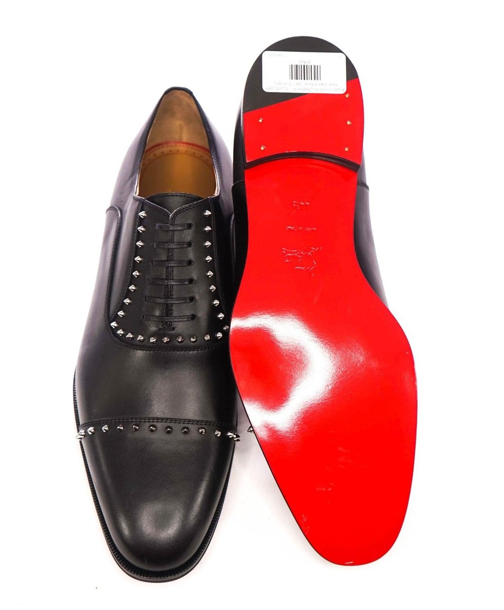 $1,200 CHRISTIAN LOUBOUTIN - *CLOOCLOO* Black Spike Oxfords  display picture 1
