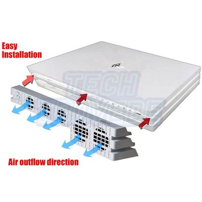 Dobe PS4 Pro USB External 5 Fan Cooling System