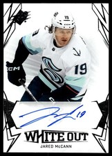 2022-23 SPx White Out Autos Jared McCann Auto Seattle Kraken #WO-JM