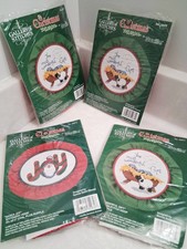 4 NEW Bucilla Christmas Gallery of Stitches Kits