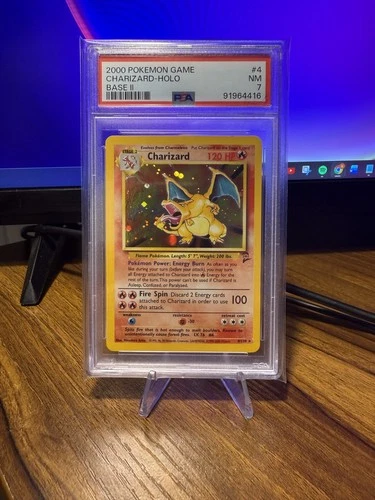 Charizard 04/130 Base Set II (2) Holo PSA 7