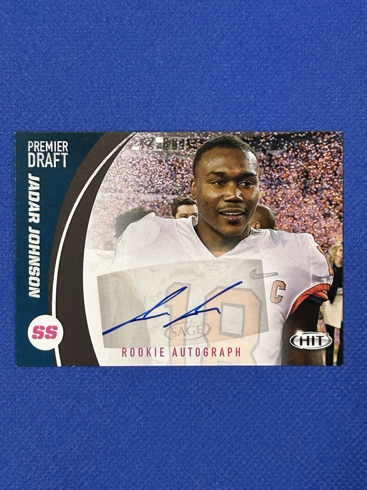 2017 Sage Hit Jadar Johnson #A18 Auto autograph UU