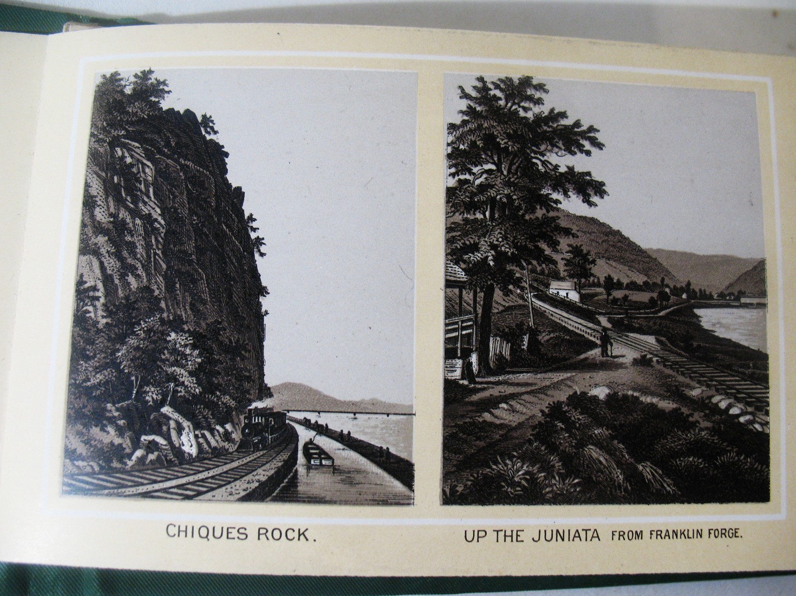 Ant Wittemann Bros Album of Pennsylvania Railroad Scenery Accordian Book Albumen