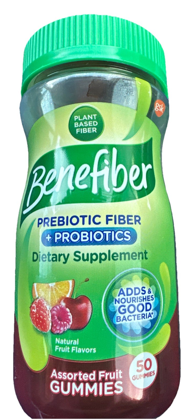 Benefiber *12/2025* Prebiotic Fiber Supplement Gummies with Probiotics