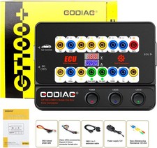 GODIAG GT100+ GT100 Pro OBDII Breakout Box OBD2 E.CU Bench Connector Detector