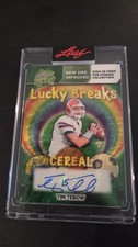 Tim Tebow 2026 Leaf St. Patrick's Day Lucky Breaks Auto SP 1/1 Gold Superfractor