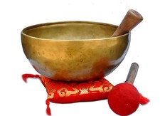 9"Chakra Healing Singing Bowl Old Tibetan Singing Bo mater in Nepal
