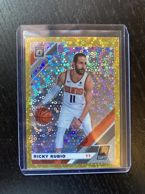 Ricky Rubio Gold Disco Optic #1 of 10, Perfect Centering/Condition 