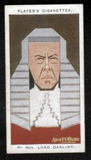 1926 Alick Ritchie Caricature Card of CHARLES DARLING, 1ST BARON DARLING