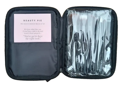 BEAUTY PIE PRO BASICS MAKE-UP PINSEL SET BRANDNEU OHNE BOX