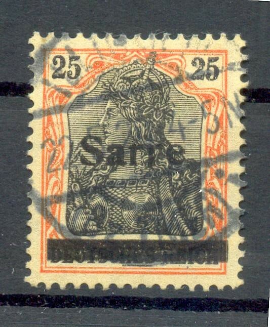 Saar 9bIII Type deceased luxury letter piece BPP 150EUR (E7977