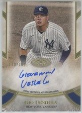 2021 Topps Tier One Prime Performers Autographs Gio Urshela Yankees Auto 270/300