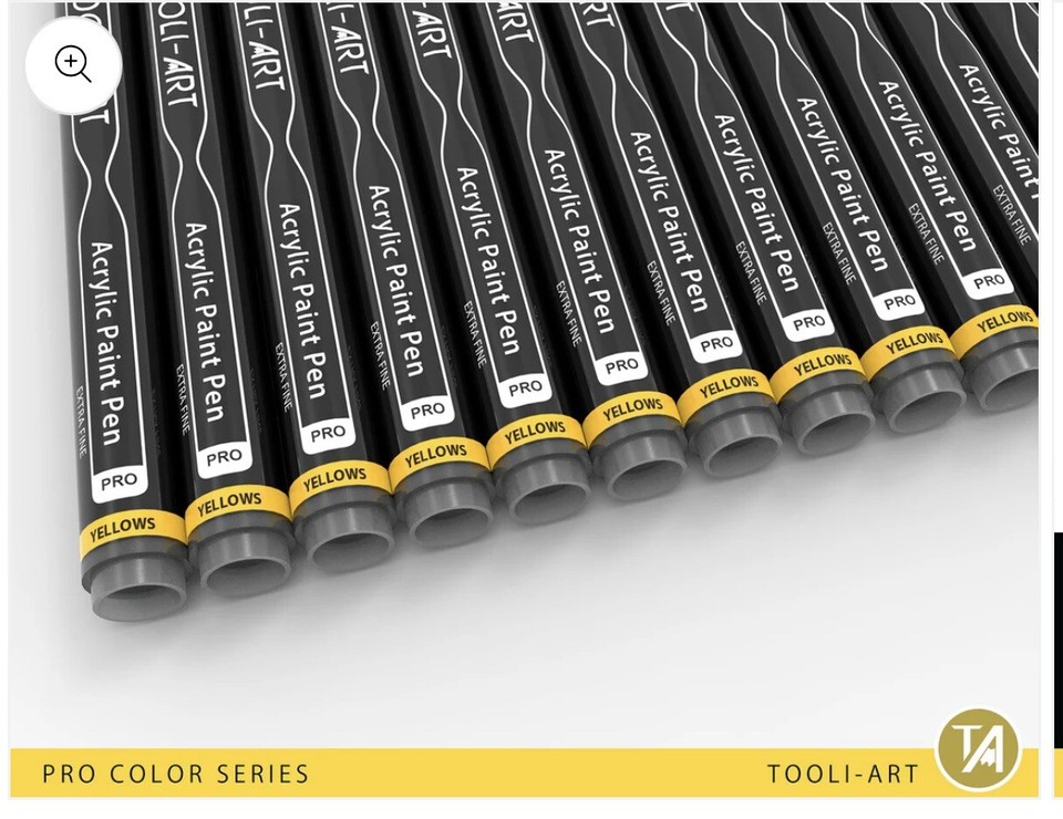 Acrylic Paint Pens 22 Assorted (Yellow & Browns) (XF) Brand New!! eBay