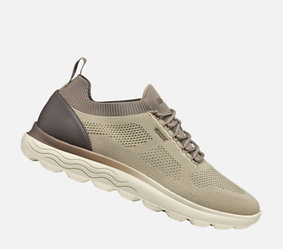 Schuhe Sneaker Geox U Spherica E beige und taupe