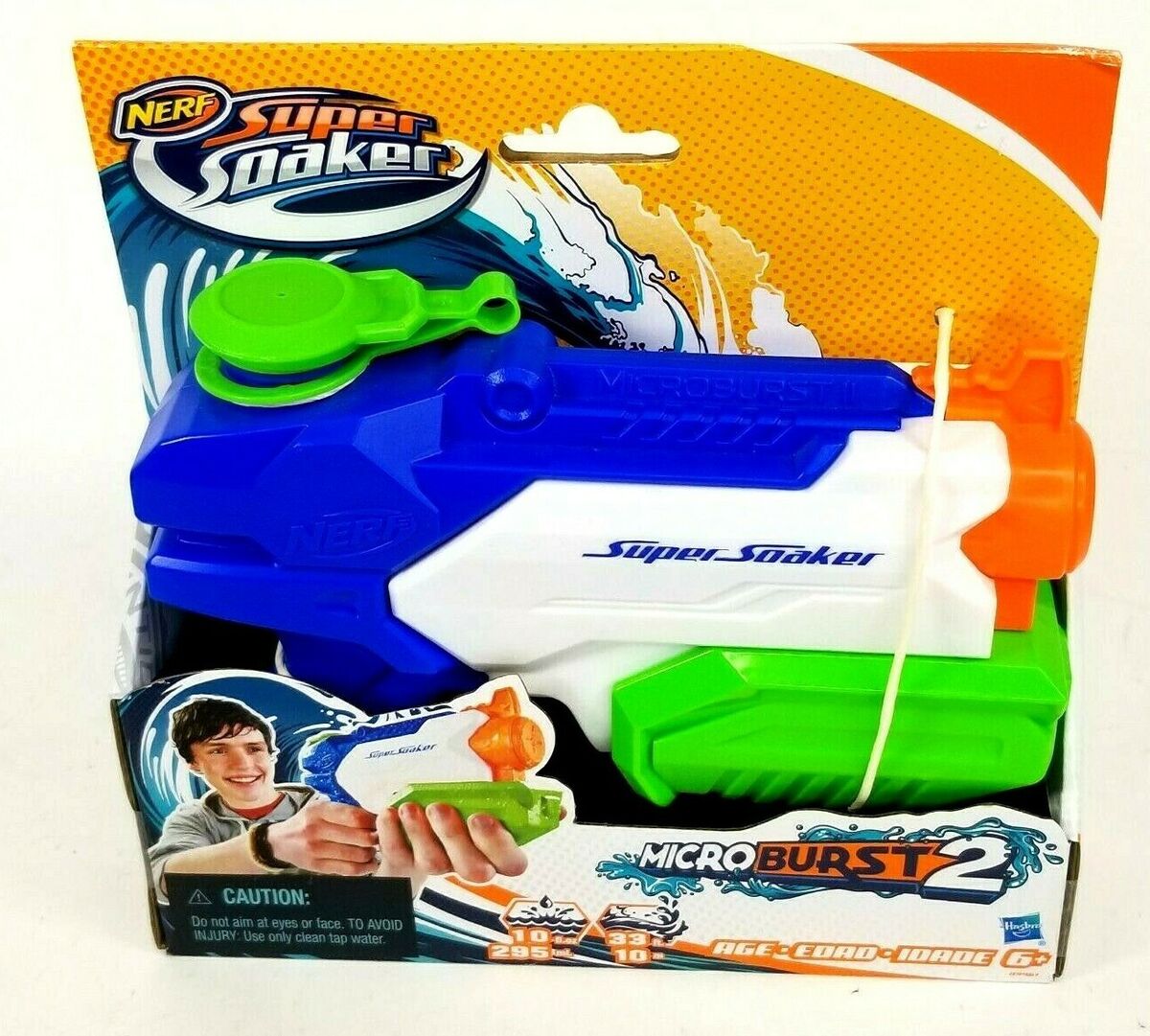 Lançador de Água Nerf Super Soaker Microburst - Hasbro em Promoção