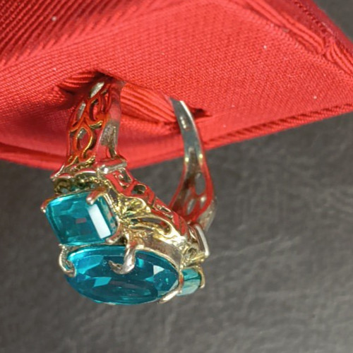 Chuck Clemency STS Multi Blue Stone Sterling Silv… - image 7