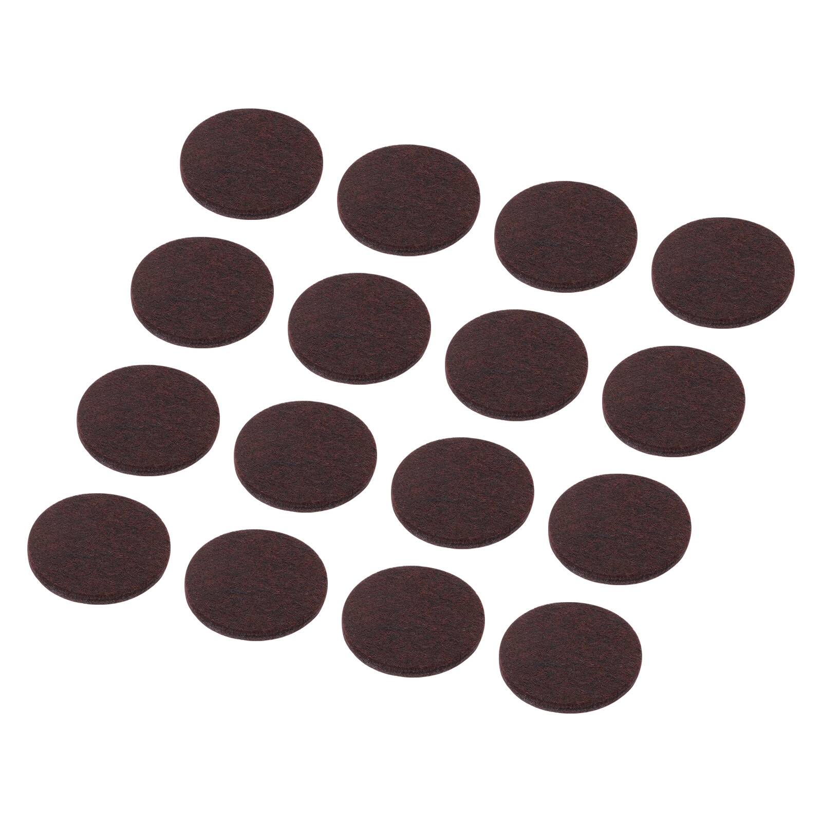 48pcs Felt Furniture Pads, 1.97 Inch Round Small Felt Protectors Brown