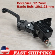 7/8" Bar Front Brake Master Cylinder Pump With Lever For KAWASAKI KX KLX KDX