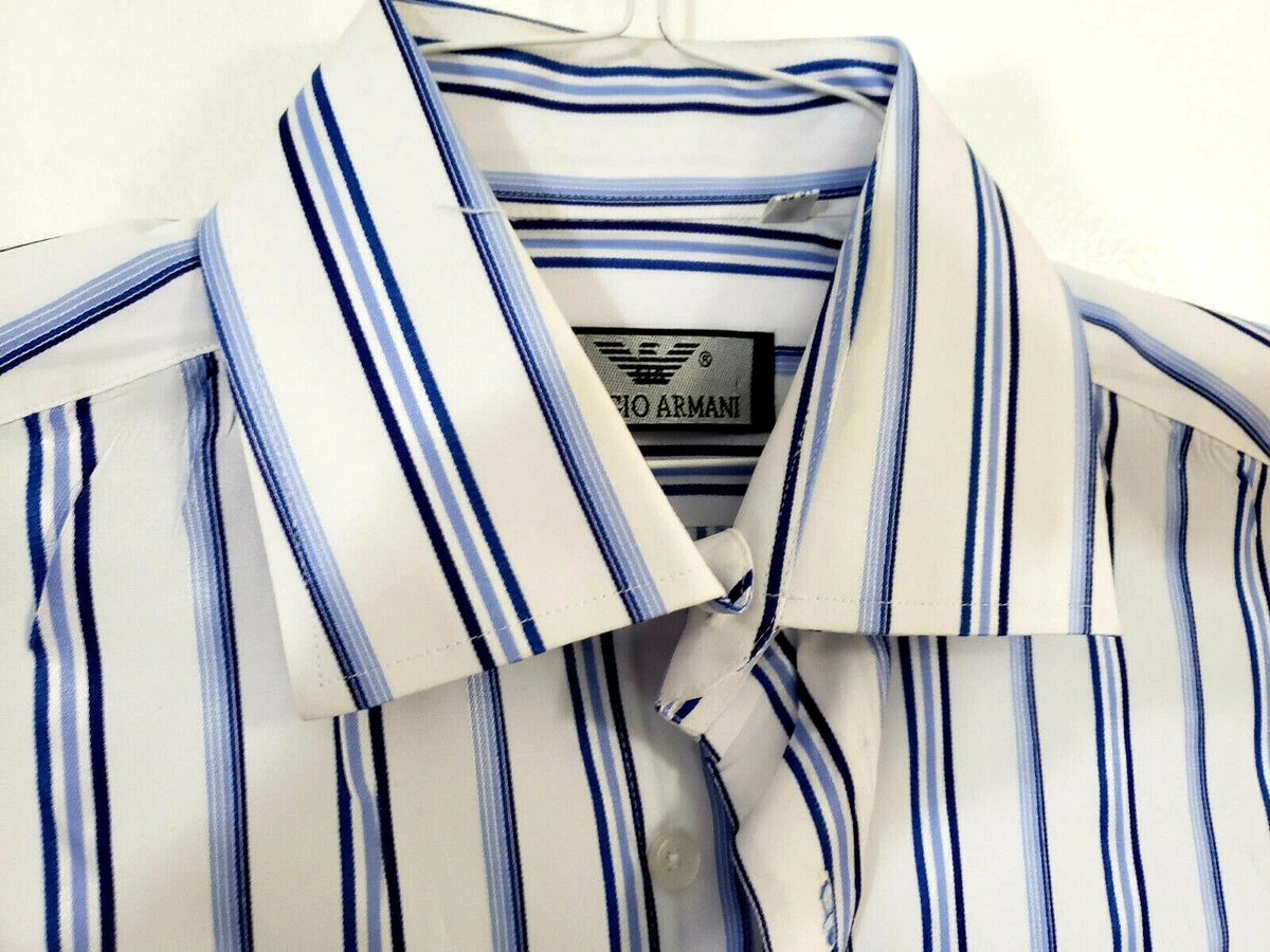 Armani mens 2025 dress shirts
