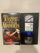Tiger Woods Son, Hero  Champion 1997 VHS VCR Video Tape 58 Minutes