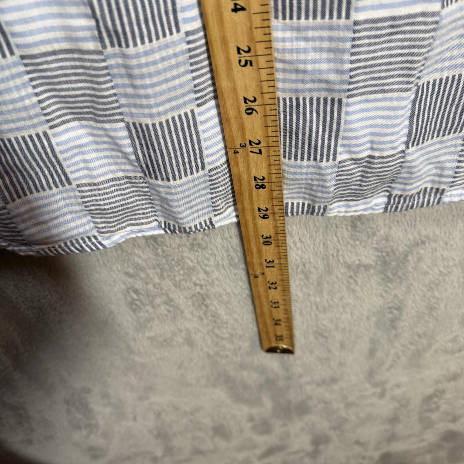 J. Crew Patchwork Short Sleeve Button Down Shirt … - image 7